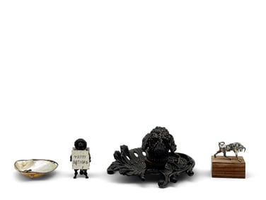 Unique Early 20th C. Desk Accessories