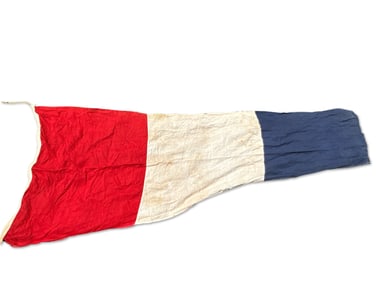 American Wool Red, White & Blue Yachting Pennant