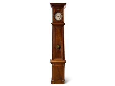 Tall French Morbier Long Case Clock
