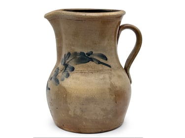 Attrib. Remmey Salt Glazed Stoneware Pitcher
