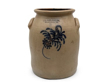 O.L. and A.K. Ballard Stoneware Crock