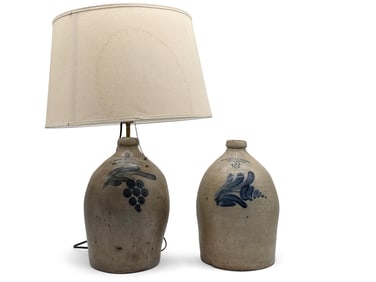 Two Cowden & Wilcox Stoneware Jugs