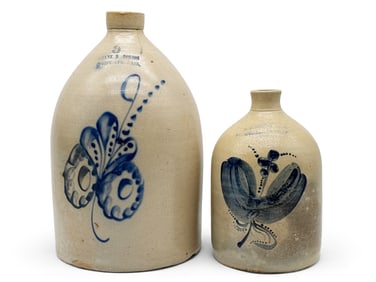 Two F.B. Norton Sons Stoneware Jugs