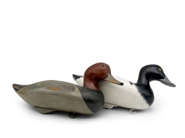 Two Carved and Painted Duck Decoys