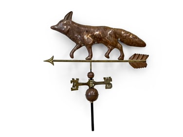 Copper Fox Weathervane