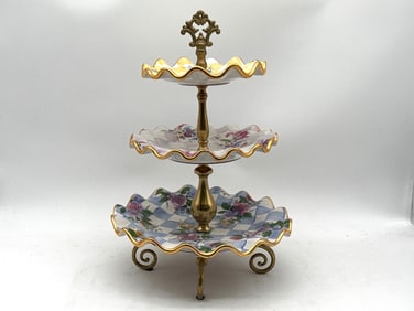 MacKenzie-Childs Honeymoon Cake Stand