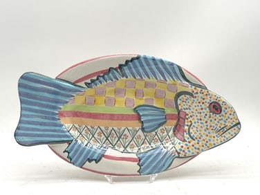 MacKenzie-Childs Fish Story Platter