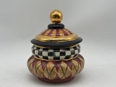 MacKenzie-Childs Argyle Globe Canister