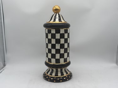 MacKenzie-Childs Courtly Check Cannister
