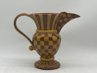 MacKenzie-Childs Wittika Peanuts Pitcher