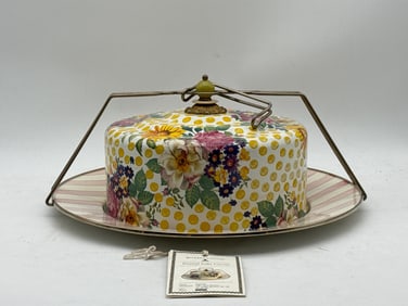 MacKenzie-Childs Enamel Cake Carrier