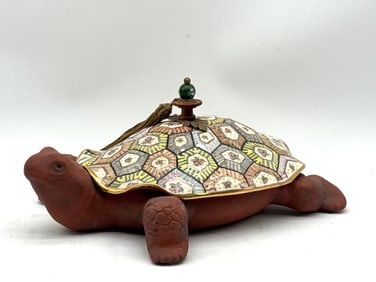 MacKenzie-Childs Torquay Tortoise Tureen