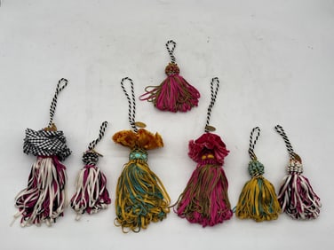 Seven MacKenzie-Childs Passementerie Tassels