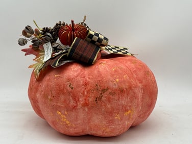 MacKenzie-Childs Fall On The Farm Pumpkin