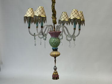 MacKenzie-Childs Thistle Chandelier