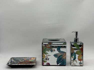 MacKenzie-Childs Flower Market Bath Set