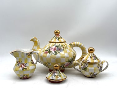 MacKenzie-Childs Dandy Lion Tea Set