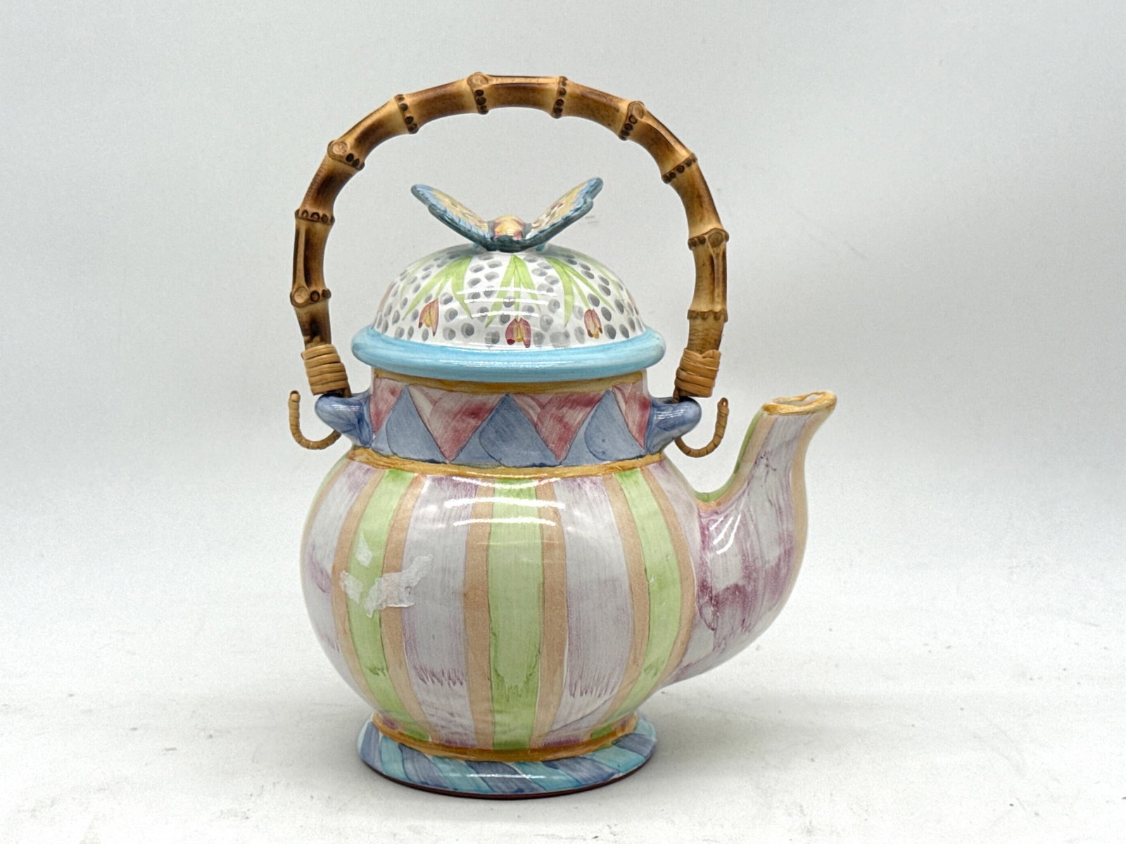 MacKenzie-Childs Butterfly Toile Teapot (1 of 4)