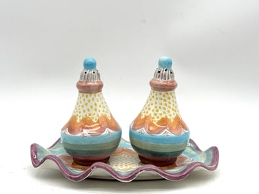 MacKenzie-Childs Brittany Salt Pepper Shakers