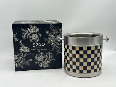 MacKenzie-Childs Courtly Check Ice Bucket