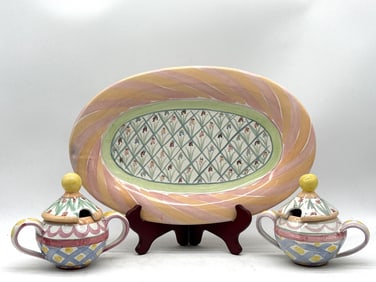 MacKenzie-Childs Ceramic Grouping