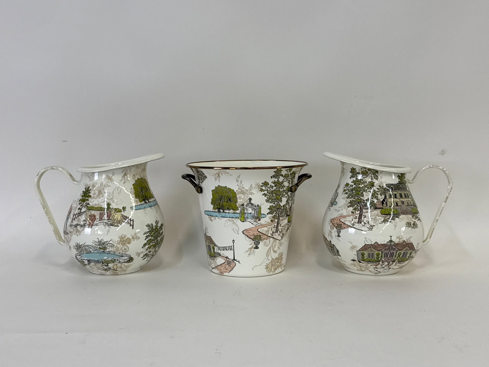 MacKenzie-Childs Aurora Pitchers and Ice Bucket (1 of 7)
