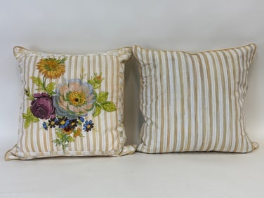 Two MacKenzie-Childs Throw Pillows