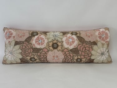 MacKenzie-Childs Giulietta Beaded Lumbar Pillow