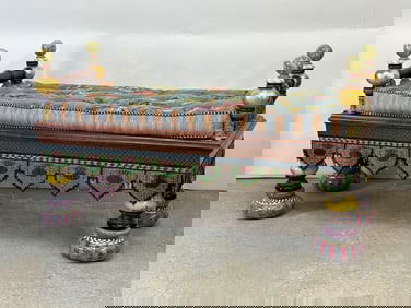 MacKenzie-Childs Ridiculous Bench