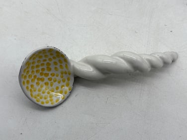 MacKenzie-Childs Ceramic Twisted Spoon