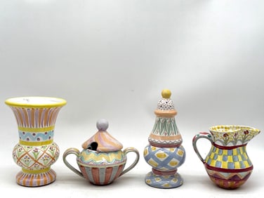 Four MacKenzie-Childs Ceramic Articles