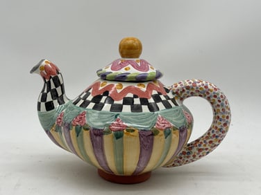 MacKenzie-Childs Taylor Odd Fellows Teapot