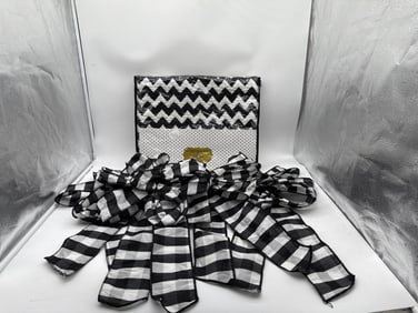 MacKenzie-Childs Chevron Quilt and Ribbons
