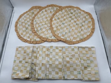 MacKenzie-Childs Placemats and Napkins