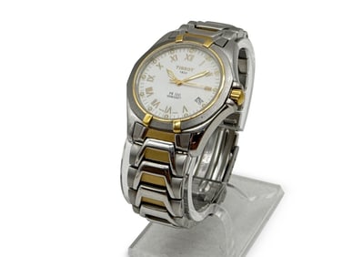 Tissot PR 100 Two-Tone Wristwatch