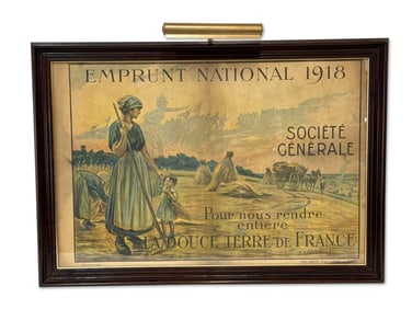 French WWI National Bonds Poster