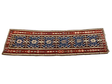 Kilim Long Carpet, 14ft 8in x 3ft 11in