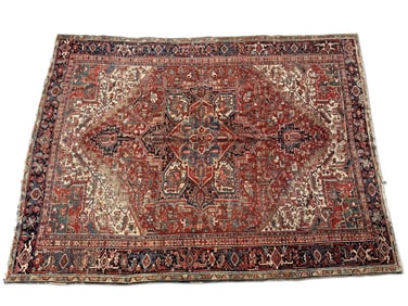 Heriz Room-Size Carpet, 11ft 8in x 9ft