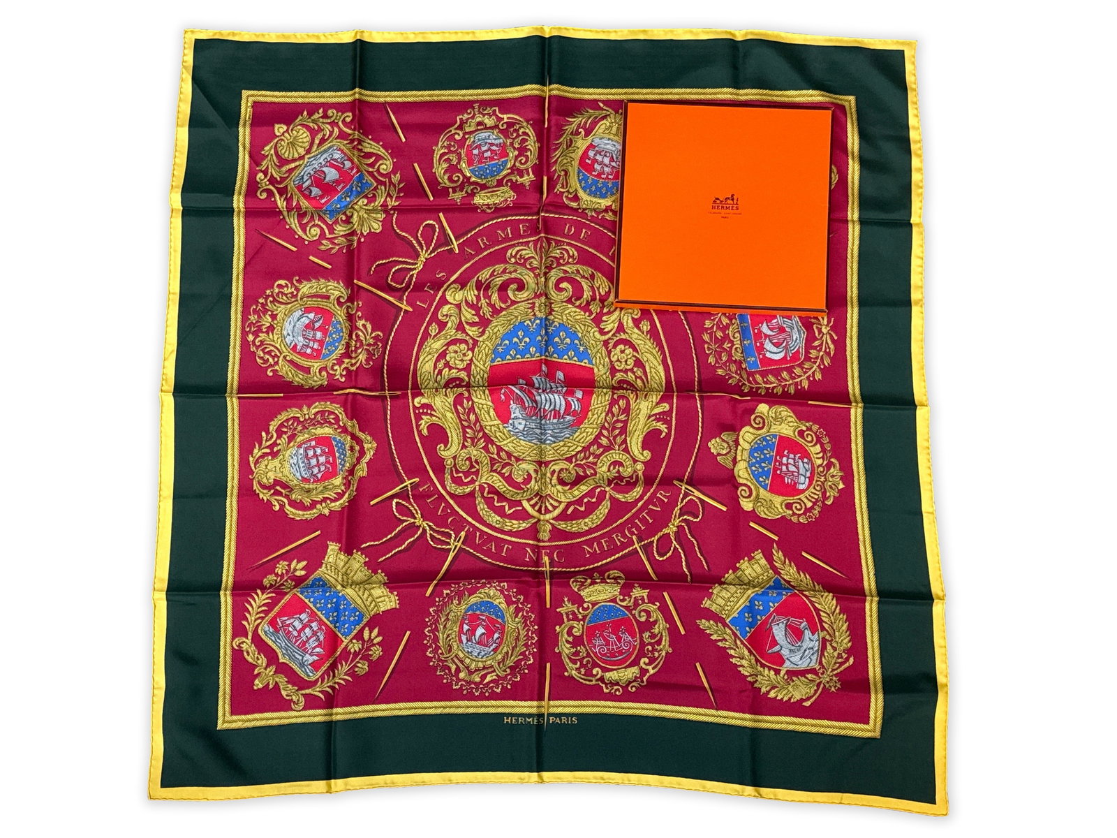 Hermès Les Armes de Paris Silk Scarf (1 of 7)