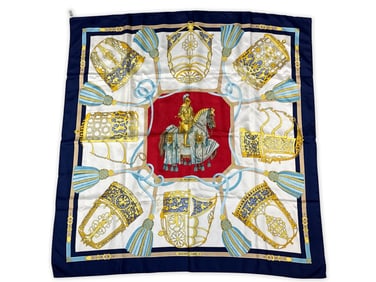 Hermès Paris Les Muserolles Silk Scarf