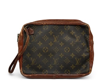 Louis Vuitton Canvas Monogram Wristlet