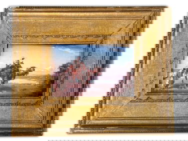 Paul B. Pascal Orientalist Watercolor: Camel