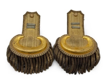 Pair of Tiffany & Co. Civil War-Era Epaulets