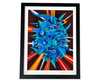 Doze Green Lithograph: Optimo