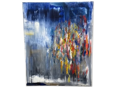 Alfred Ortega Large Format Abstract Painting