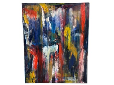 Attrib. Alfred Ortega Oil/Canvas: Abstract