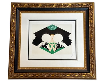 Erte Etching: The Suitors