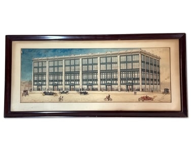 George Newman Watercolor: Building