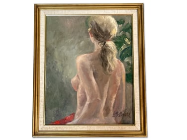 Edith Belfiore Oil/Canvas: Nude Figure
