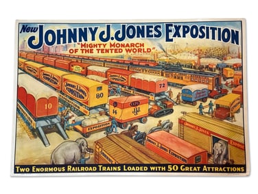 Original Johnny J. Jones Exposition Poster